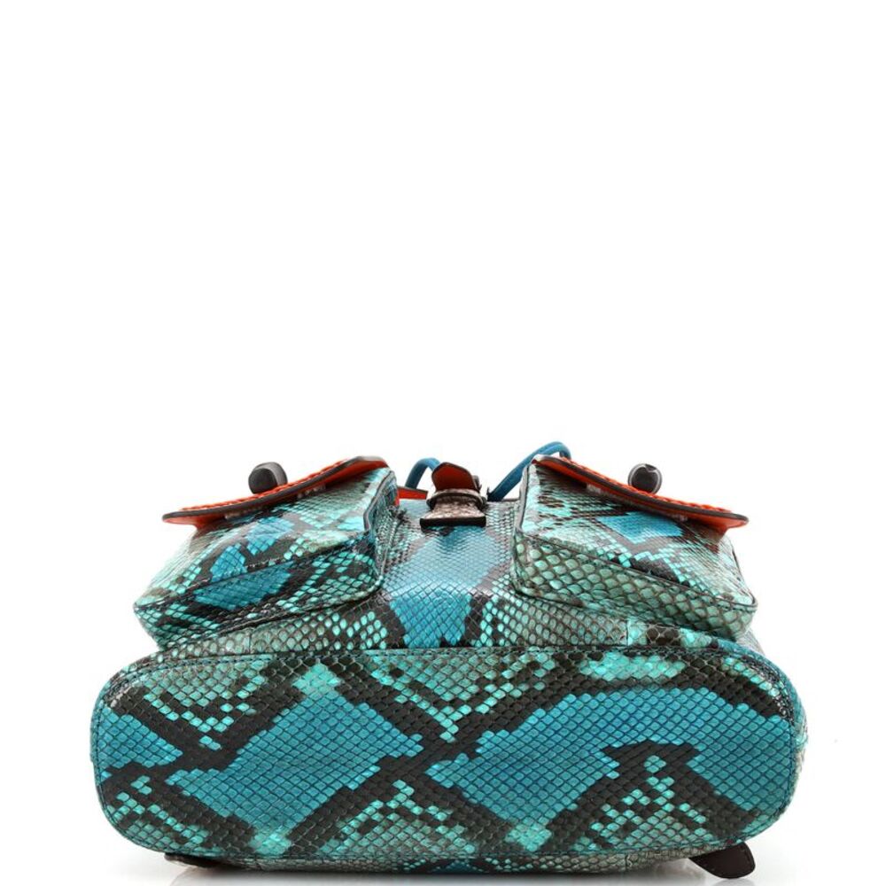 Gucci Bamboo Tassel Backpack Python Medium Multicolor - Picture 4 of 6